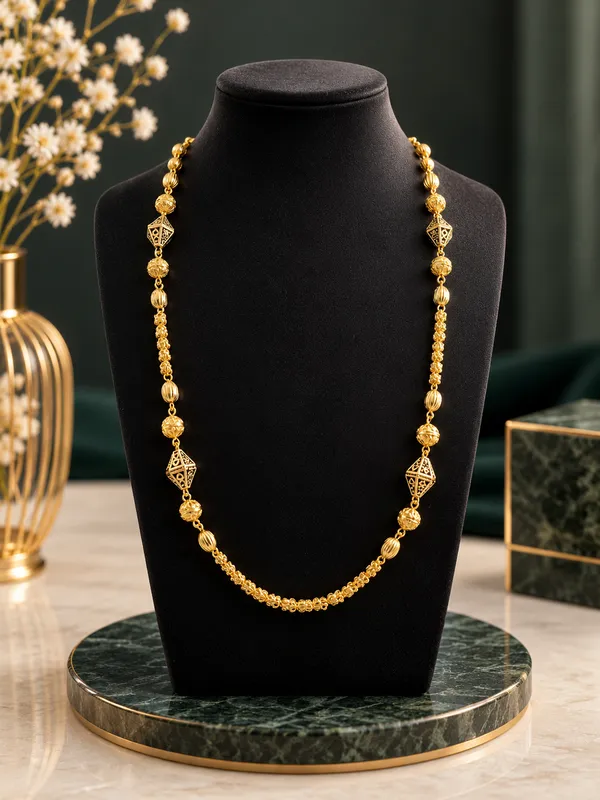 Gold-Toned_Intricate_Long_Necklace_for_Women