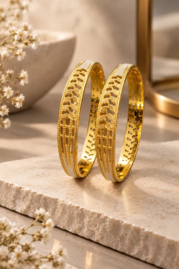 Gold_Tone_Cutwork_Bangles_Set_For_Women