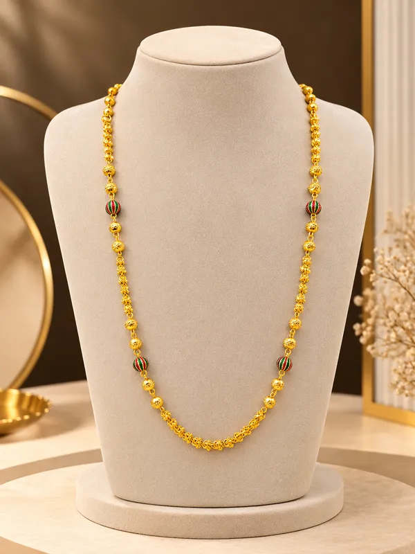 Gold-Tone_Beaded_Necklace_for_Women