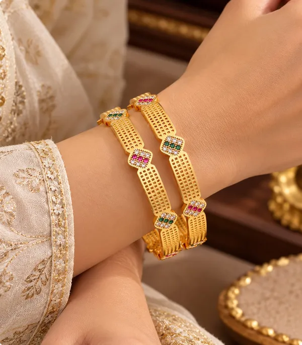 Premium_Micro_Gold_Plated_Designer_Bangles_for_Women_|_Multicolour_Stone_Studded_Gold_Finish_Bangles_|_Wedding_&_Festive_Wear