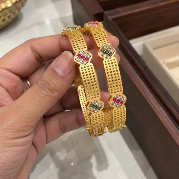 Premium_Micro_Gold_Plated_Designer_Bangles_for_Women_|_Multicolour_Stone_Studded_Gold_Finish_Bangles_|_Wedding_&_Festive_Wear
