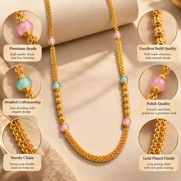 Gold_Tone_Beaded_Necklace_For_Women