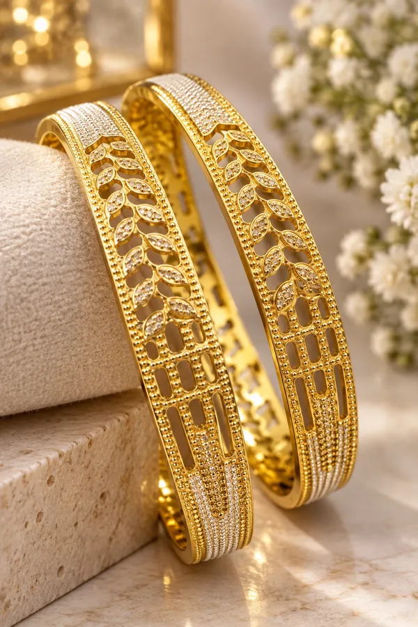 Gold_Tone_Cutwork_Bangles_Set_For_Women