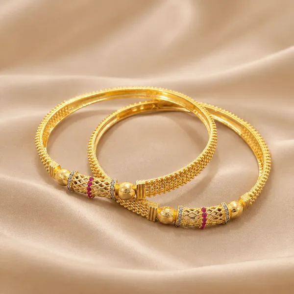 Gold_Tone_Embellished_Bangles_For_Women