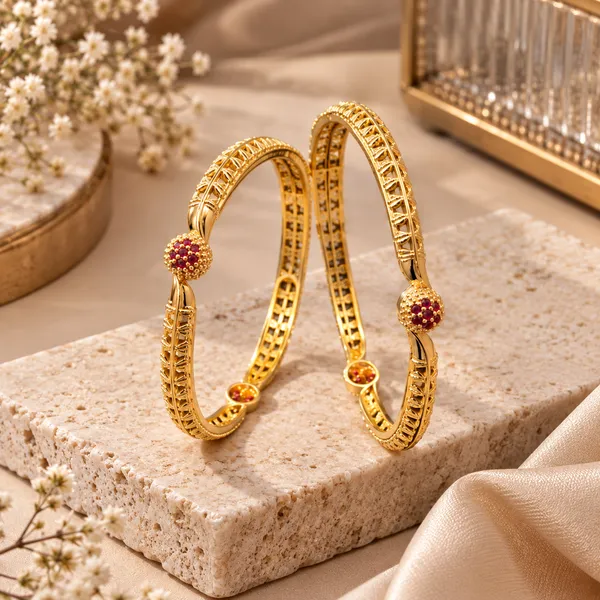 Gold-Toned_Embellished_Bangles_For_Women