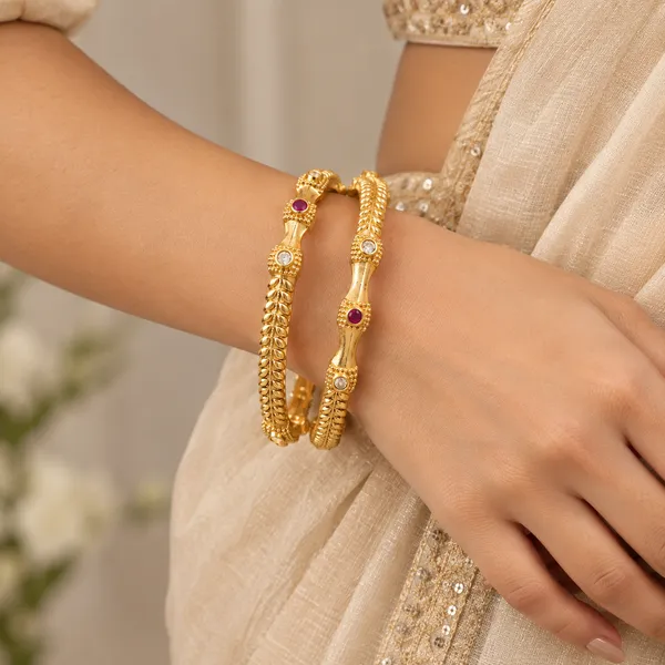 Gold_Tone_Traditional_Bangles_Set_For_Women