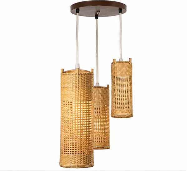 Bamboo_Woven_Three_Light_Pendant_Ceiling_Light/_Chandelier