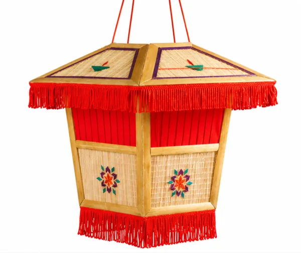 BambooDiwali_Hanging_Lantern_-_Red_-_97006