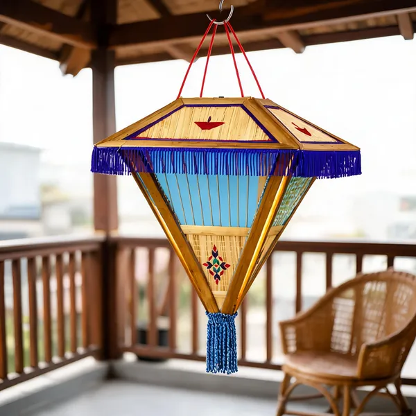 Bamboo_Diwali_Lantern_Blue/Pink/Yellow
