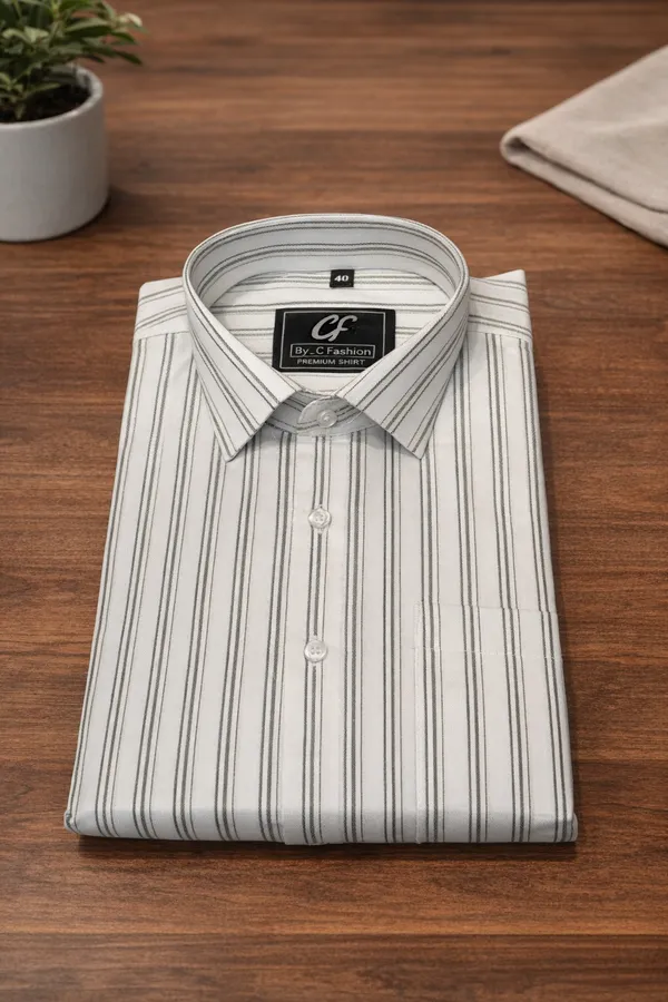 39_Cf_Grey_Striped_Print_Slim_Fit_Shirt