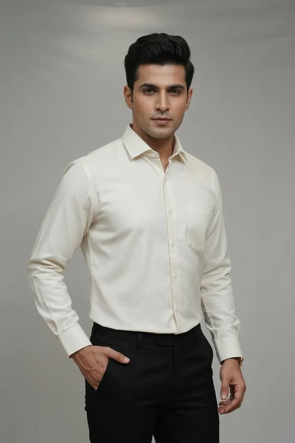 25_Cf_Dobby_Cream_Solid_Slim_Fit_Shirt