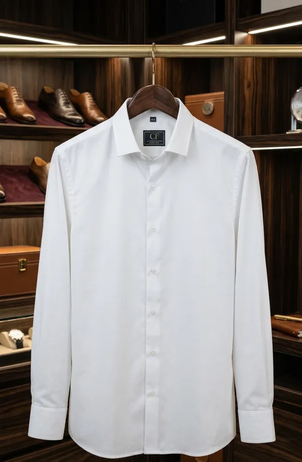 03_Cf_Solid_White_Slim_Fit_Shirt