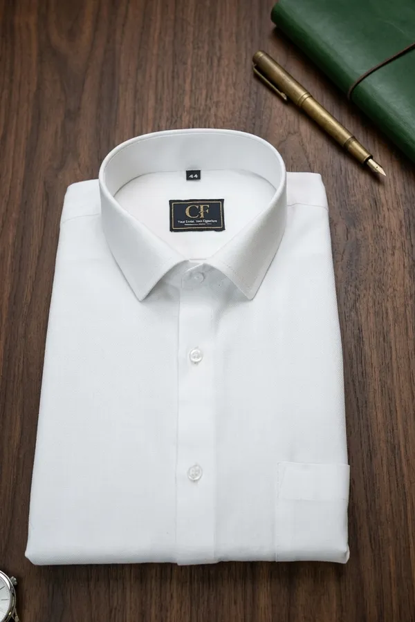 03_Cf_Solid_White_Slim_Fit_Shirt