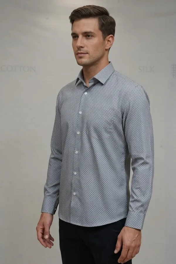 23_Cf_Dark_Blue_Print_Slim_Fit_Shirt