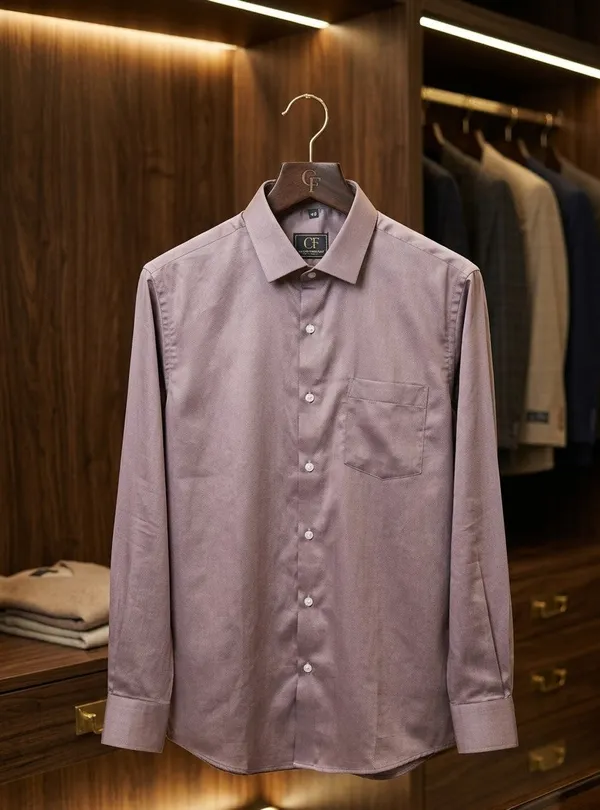 30_Cf_Solid_Twill_Dark_Onion_Slim_Fit_Shirt