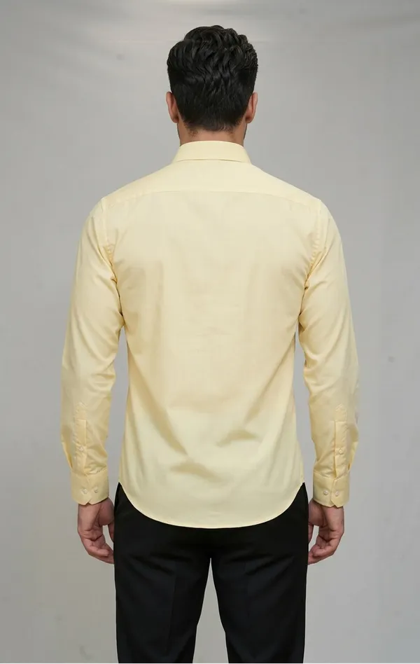 04_Cf_Solid_Yellow_Slim_Fit_Shirt