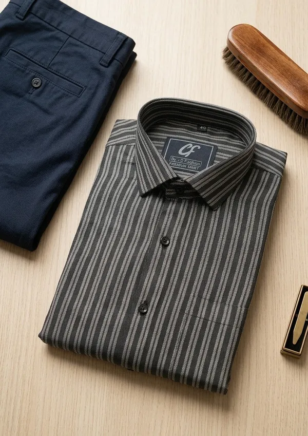 42_Cf_Jecord_Stripe_Slim_Fit_Shirt
