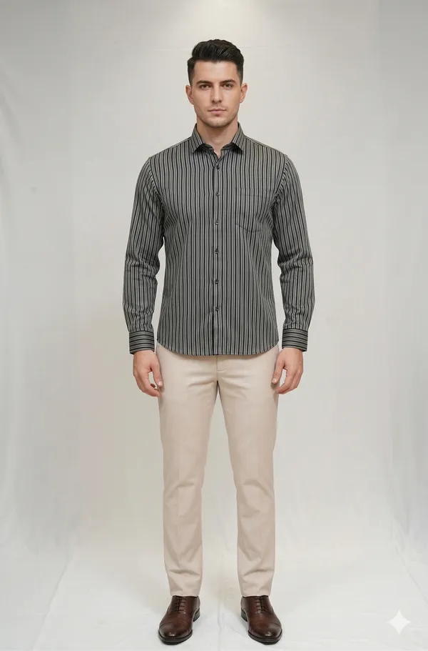 42_Cf_Jecord_Stripe_Slim_Fit_Shirt