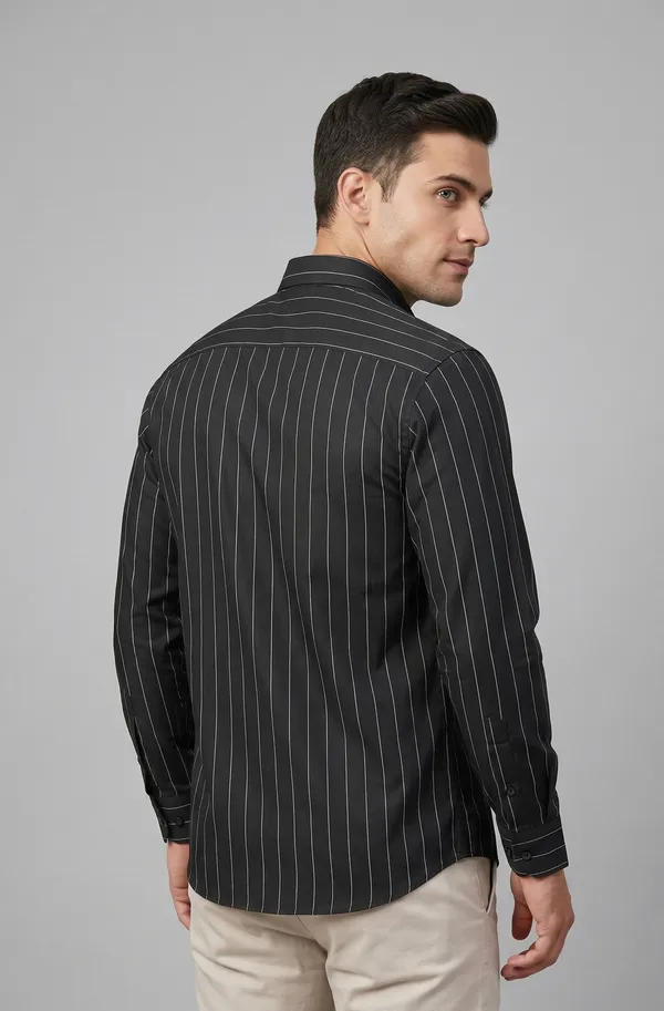 11_Cf_Black_Stripe_Slim_Fit_Shirt