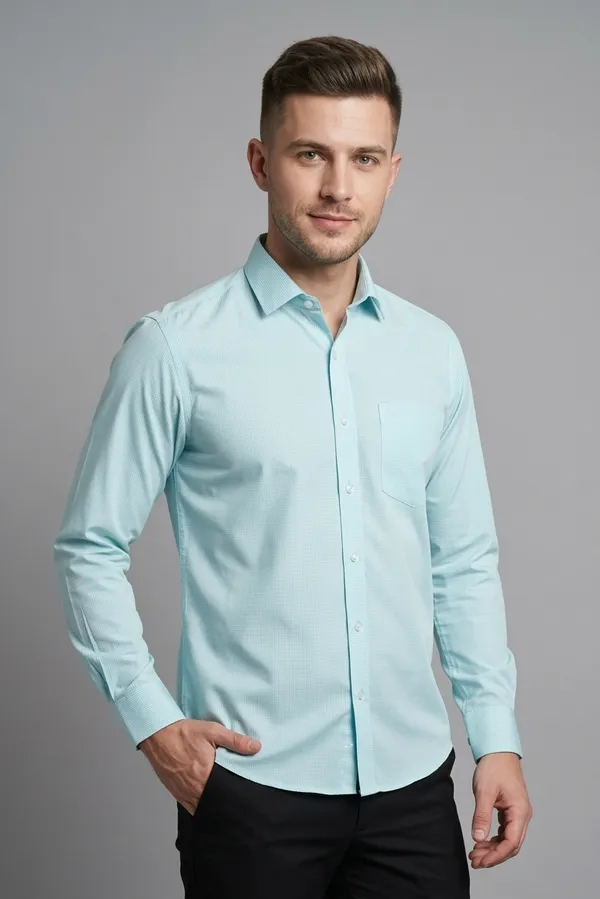 10_Cf_Solid_Ice_Blue_Slim_Fit_Shirt