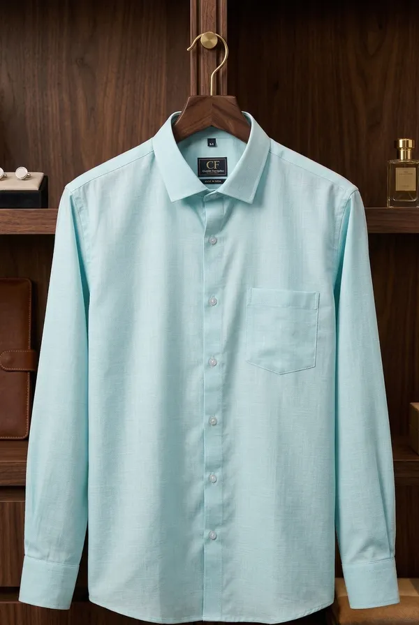 10_Cf_Solid_Ice_Blue_Slim_Fit_Shirt