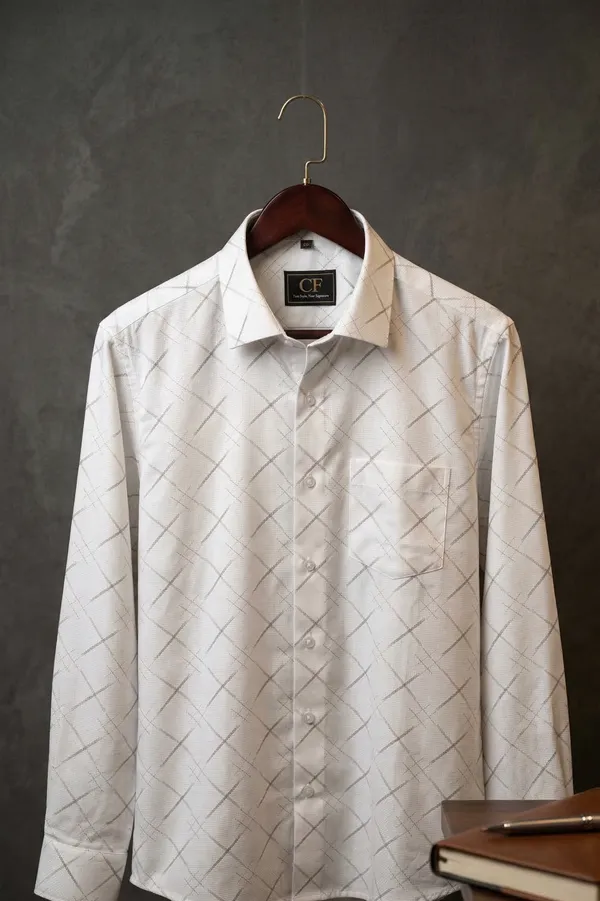 17_Cf_Dobby_Print_White_Gray_Slim_Fit_Shirt