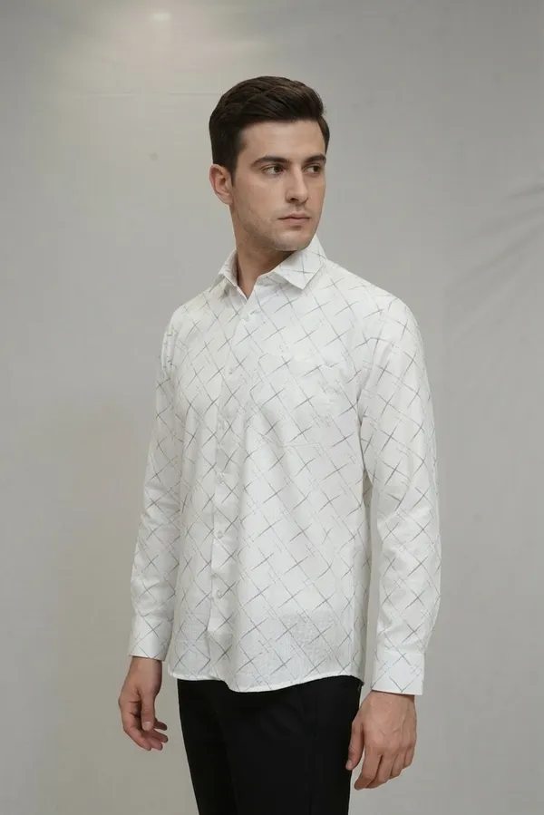 17_Cf_Dobby_Print_White_Gray_Slim_Fit_Shirt
