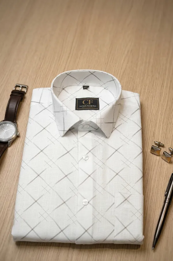 17_Cf_Dobby_Print_White_Gray_Slim_Fit_Shirt