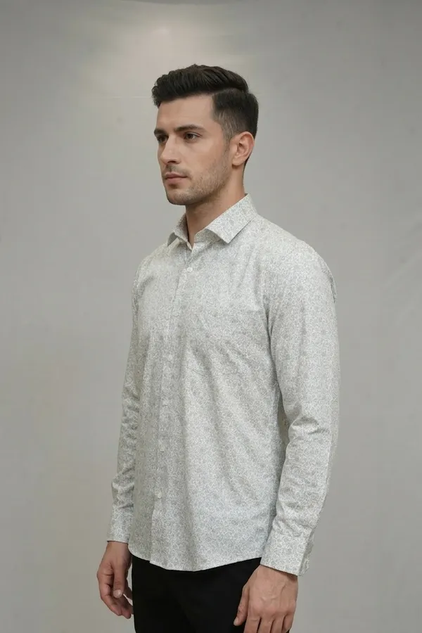 21_Cf_Gray_Beige_Printed_Slim_Fit_Shirt