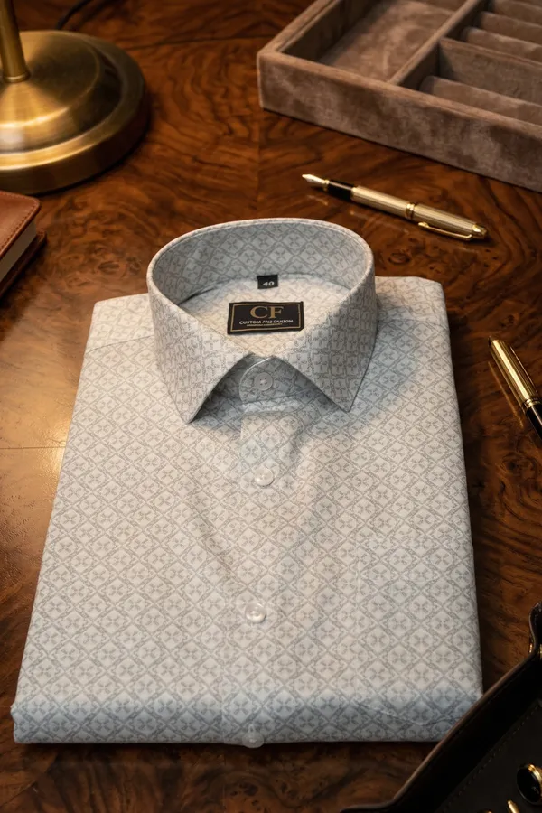 22_Cf_Grey_Print_Slim_Fit_Shirt