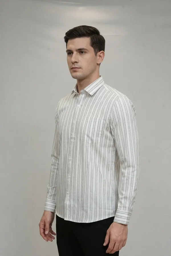 27_Cf_Twill_Stripe_Grey_Brown_Slim_Fit_Shirt