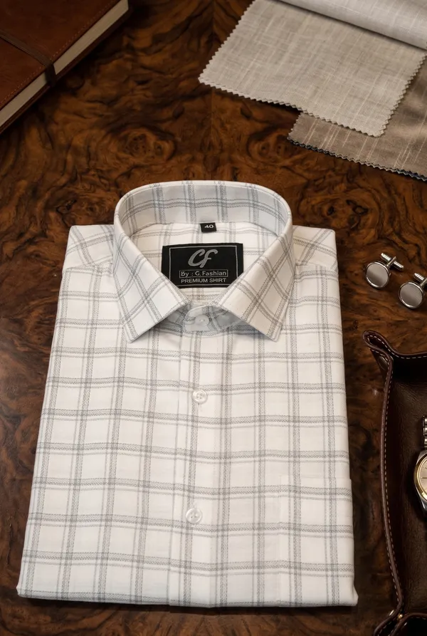 45_Cf_Jecord_Checks_Silver_With_Navy_Blue