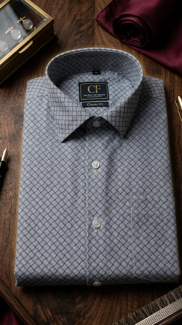 47_Cf_Gray_Printed_Slim_Fit_Shirt