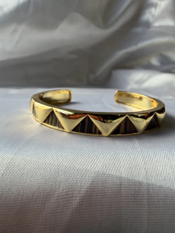 Silver_Stainless_Steel_Geometric_Stone_Bracelet_For_Women