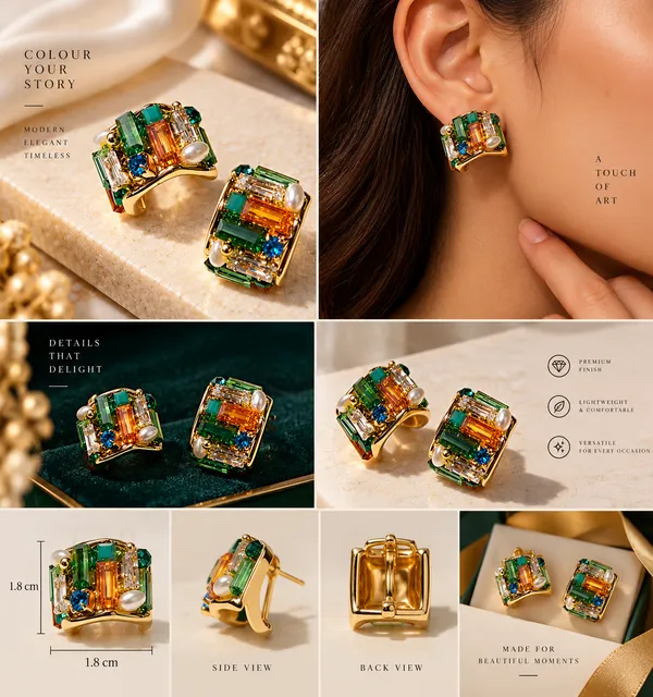 Multicolor_Stone_Pearl_Statement_Earrings_For_Women
