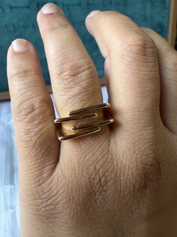 Gold_Stainless_Steel_Geometric_Layered_Statement_Ring_For_Women