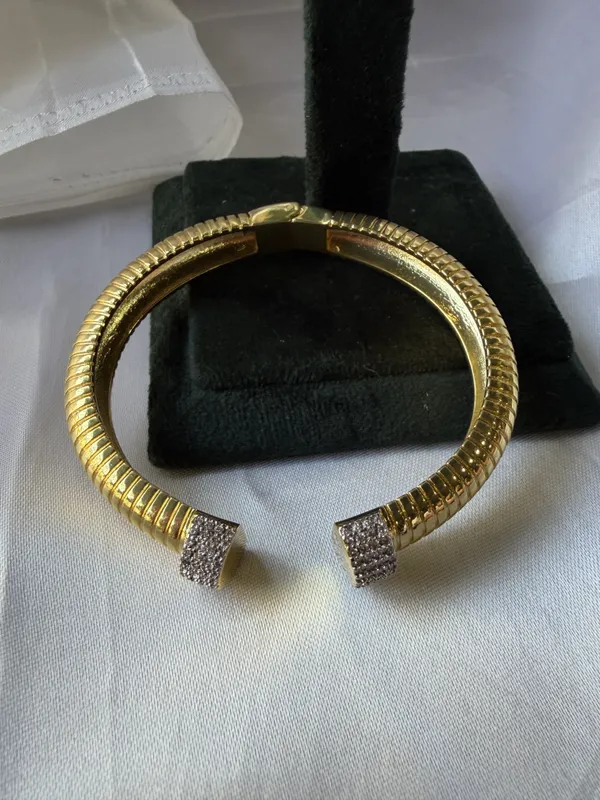 Gold_Stainless_Steel_Textured_Open_Cuff_Bracelet_For_Women