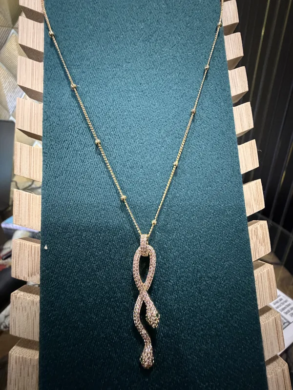Gold_Stainless_Steel_Crystal_Infinity_Pendant_Necklace_For_Women