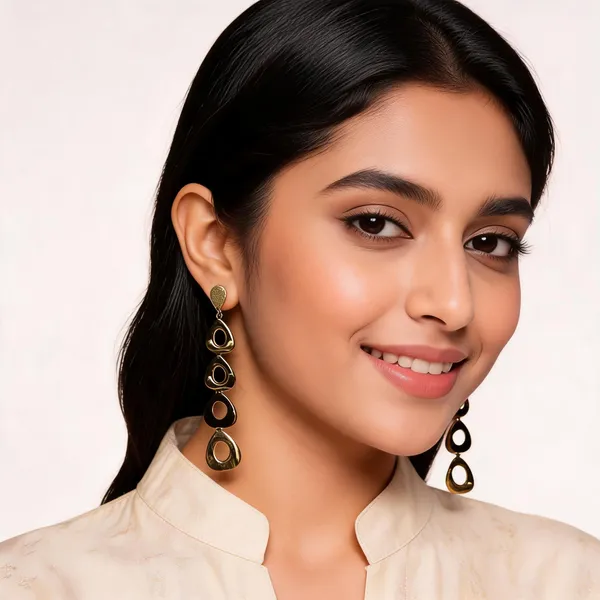 Gold_Stainless_Steel_Layered_Geometric_Drop_Earrings_For_Women