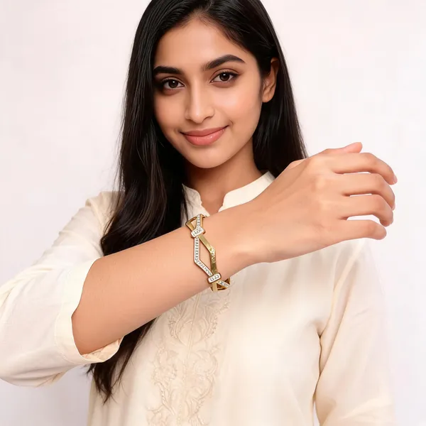 Gold_Stainless_Steel_Rhinestone_Open_Cuff_Bracelet_For_Women