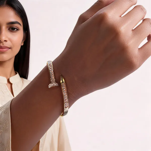 Gold_Stainless_Steel_Stone_Studded_Open_Cuff_Bracelet_For_Women