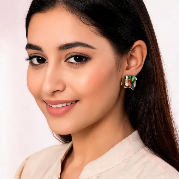 Multicolor_Stone_Pearl_Statement_Earrings_For_Women