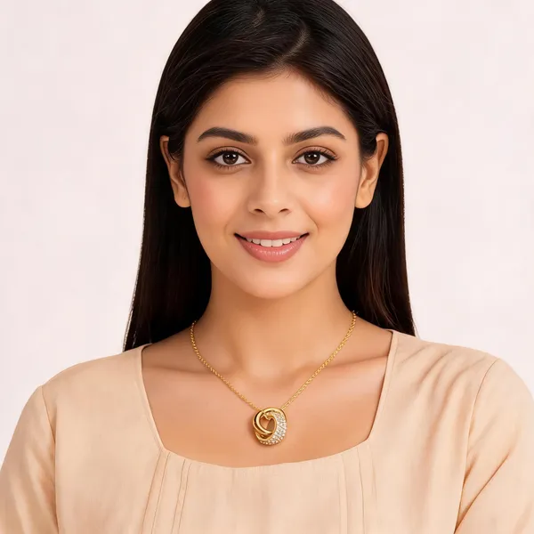 Gold_Stainless_Steel_Circular_Stone_Pendant_Necklace_For_Women