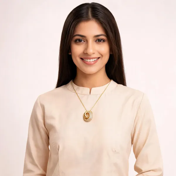 Gold_Stainless_Steel_Circular_Stone_Pendant_Necklace_For_Women