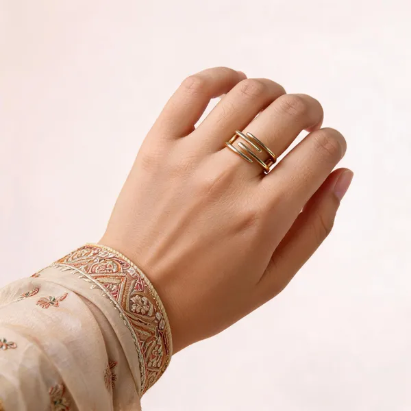 Gold_Stainless_Steel_Geometric_Layered_Statement_Ring_For_Women