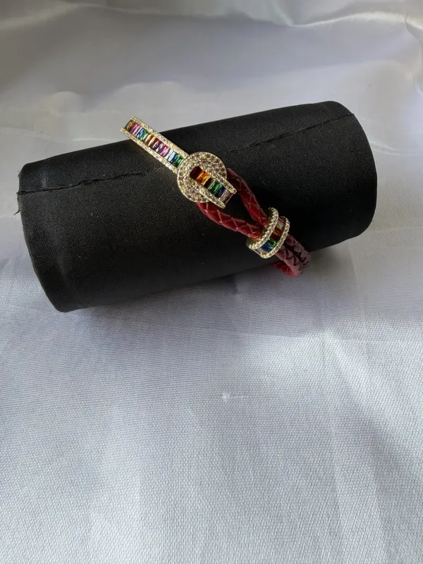 Red_Braided_Multicolour_Embellished_Bracelet_For_Women