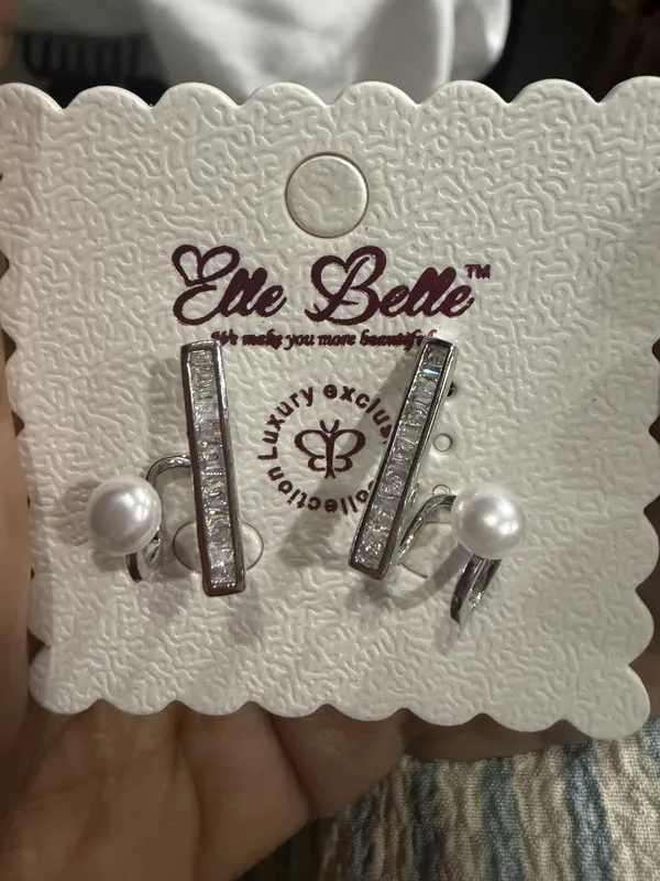 Silver_Pearl_Geometric_Bar_Earrings_For_Women
