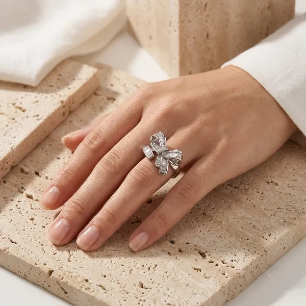 Gold_Stainless_Steel_Crystal_Bow_Open_Ring_For_Women