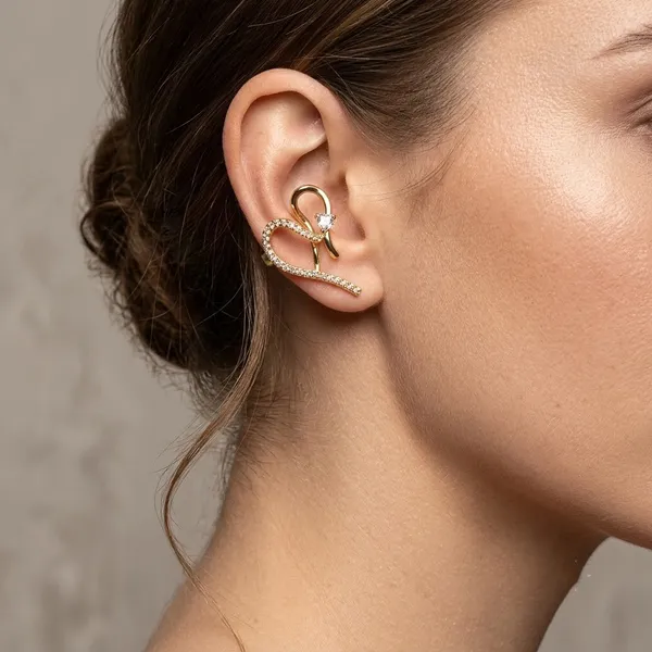 Gold_Rhinestone_Snake_Drop_Earrings_For_Women
