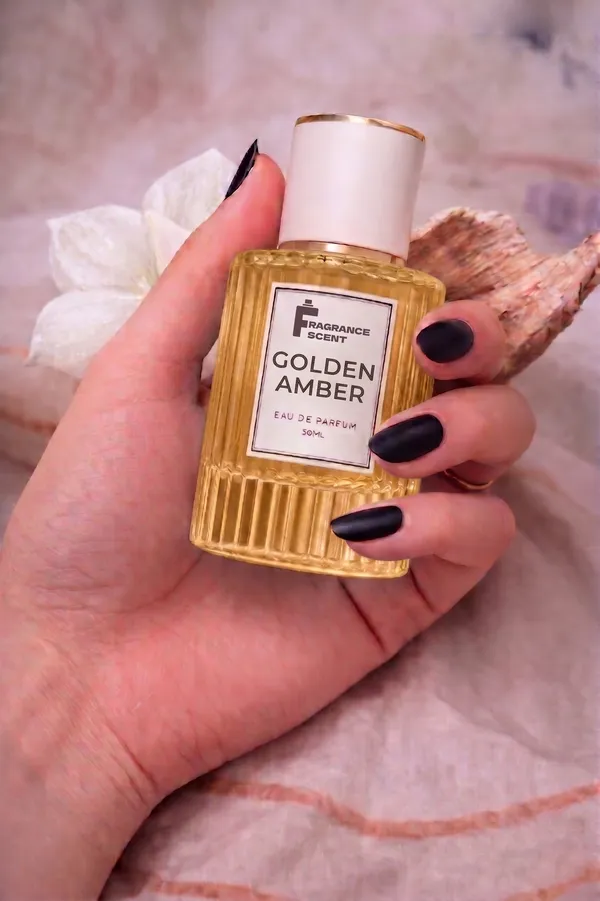 Fragrance_Scent_Golden_Amber_Floral_Fruity_Extrait_De_Parfum